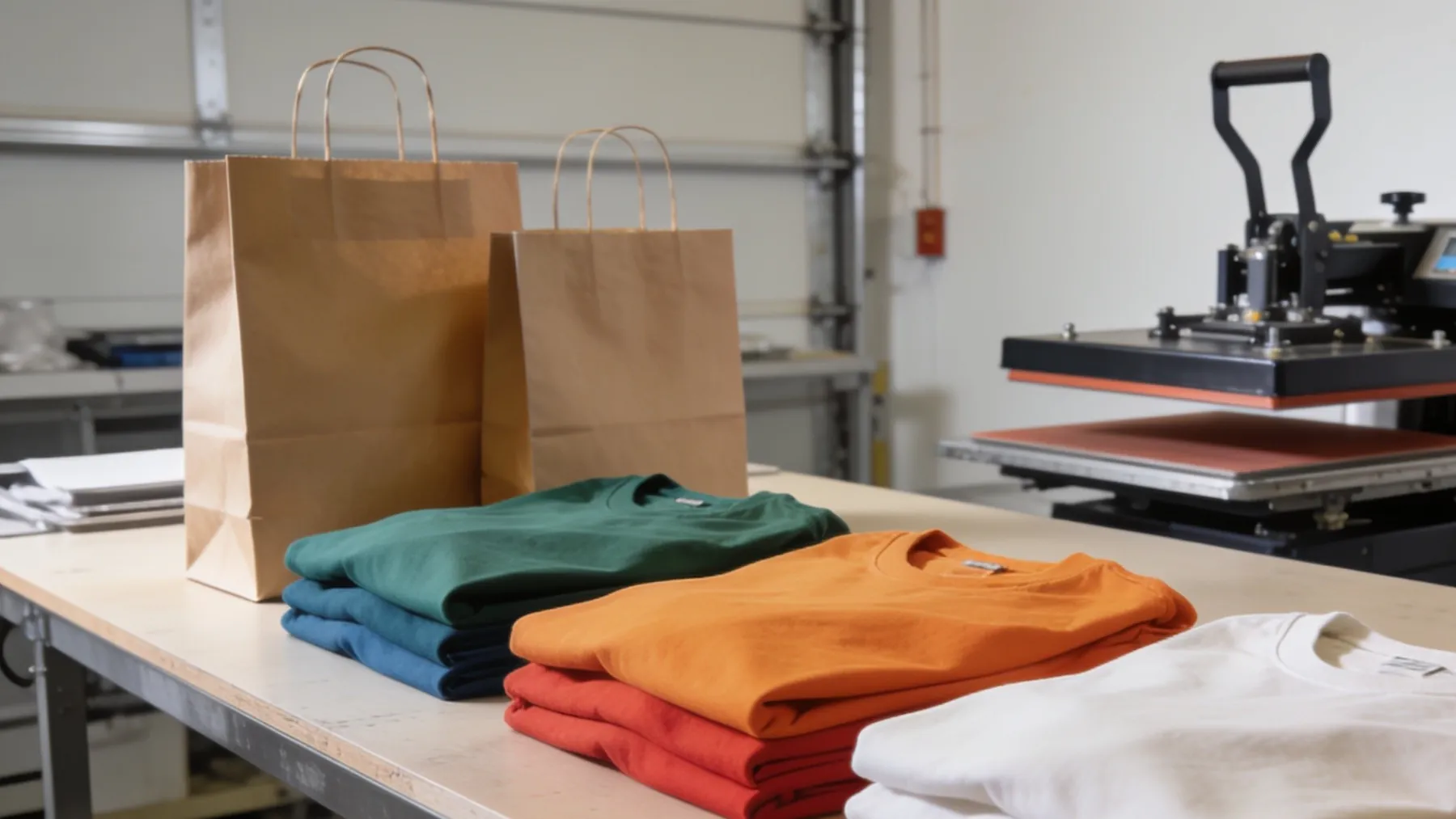 Modelo ilustrativo de lote de camisas para atacado